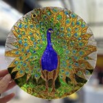 Paw Szkło fusingowe Średnica 21 cm 