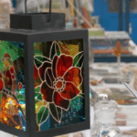 Lampion Malowany - Prostopadłościan